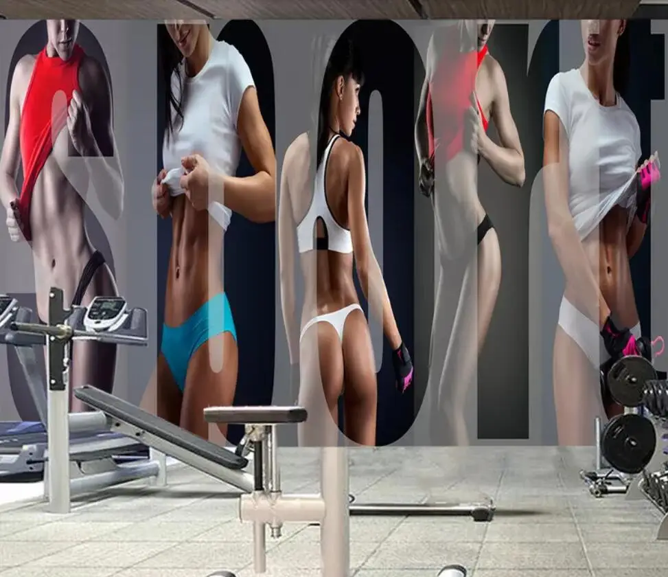 Exercise gym sexy beauty fitness yoga background wall decoration wallpaper murals
Exercise gym sexy beauty fitness yoga background wall decoration wallpaper murals