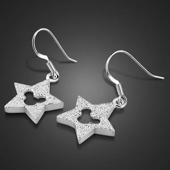 Fashion 925 pure silver mickey earring lovely girl earring star earring solid 100% silver woman jewelry Christmas gift
Fashion 925 pure silver mickey earring lovely girl earring star earring solid 100% silver woman jewelry Christmas gift