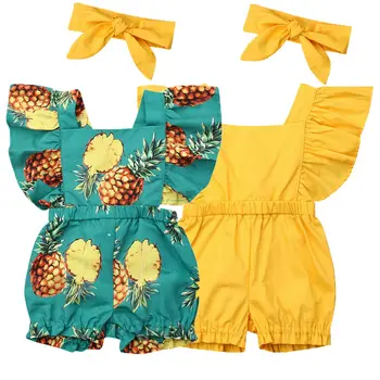 IMCUTE Newborn Green Pineapple Romper with Headband 2Pcs Outfits Infant Baby Girl Jumpsuit Clothes
IMCUTE Newborn Green Pineapple Romper with Headband 2Pcs Outfits Infant Baby Girl Jumpsuit Clothes