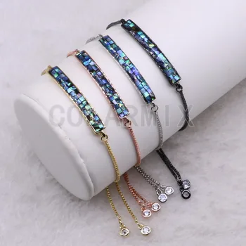 10 pieces abalone shell bracelets rectangle geometric bracelet bangle wholesale jewelry handcrafted beaded bracelets 3573
10 pieces abalone shell bracelets rectangle geometric bracelet bangle wholesale jewelry handcrafted beaded bracelets 3573