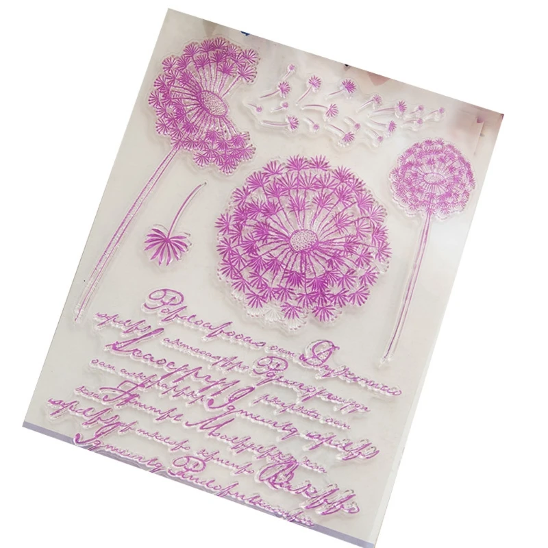 2019 New Dandelion Transparent Clear Silicone Stamp DIY Scrapbooking Photo Album Decor
2019 New Dandelion Transparent Clear Silicone Stamp DIY Scrapbooking Photo Album Decor