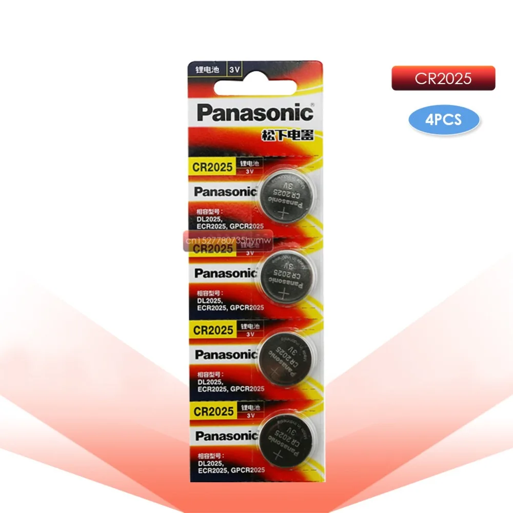 PANASONIC 4pc original cr2025 ECR2025 BR2025 DL2025 KCR2025 LM2025 3v button cell coin lithium batteries for watch car toy
PANASONIC 4pc original cr2025 ECR2025 BR2025 DL2025 KCR2025 LM2025 3v button cell coin lithium batteries for watch car toy