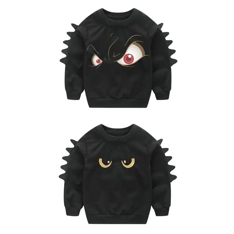 Boys Warm Sweatshirt Long Sleeve Cartoon Eyes Print Cotton Children Tops suit clothing children's New Year's costume
Boys Warm Sweatshirt Long Sleeve Cartoon Eyes Print Cotton Children Tops suit clothing children's New Year's costume
