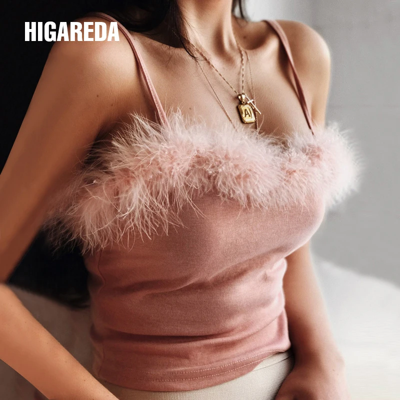 

Women Solid Pink Backless Sexy Knitted Tank Top Elastic Strap Sleeveless Bustier Tops Tank Bralette Feminino Cami Crop Top Tees