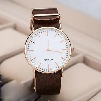 Fashion Casual Watches Men's Women's Simple Leather Watch Stainless Steel Quartz Wristwatches
Fashion Casual Watches Men's Women's Simple Leather Watch Stainless Steel Quartz Wristwatches