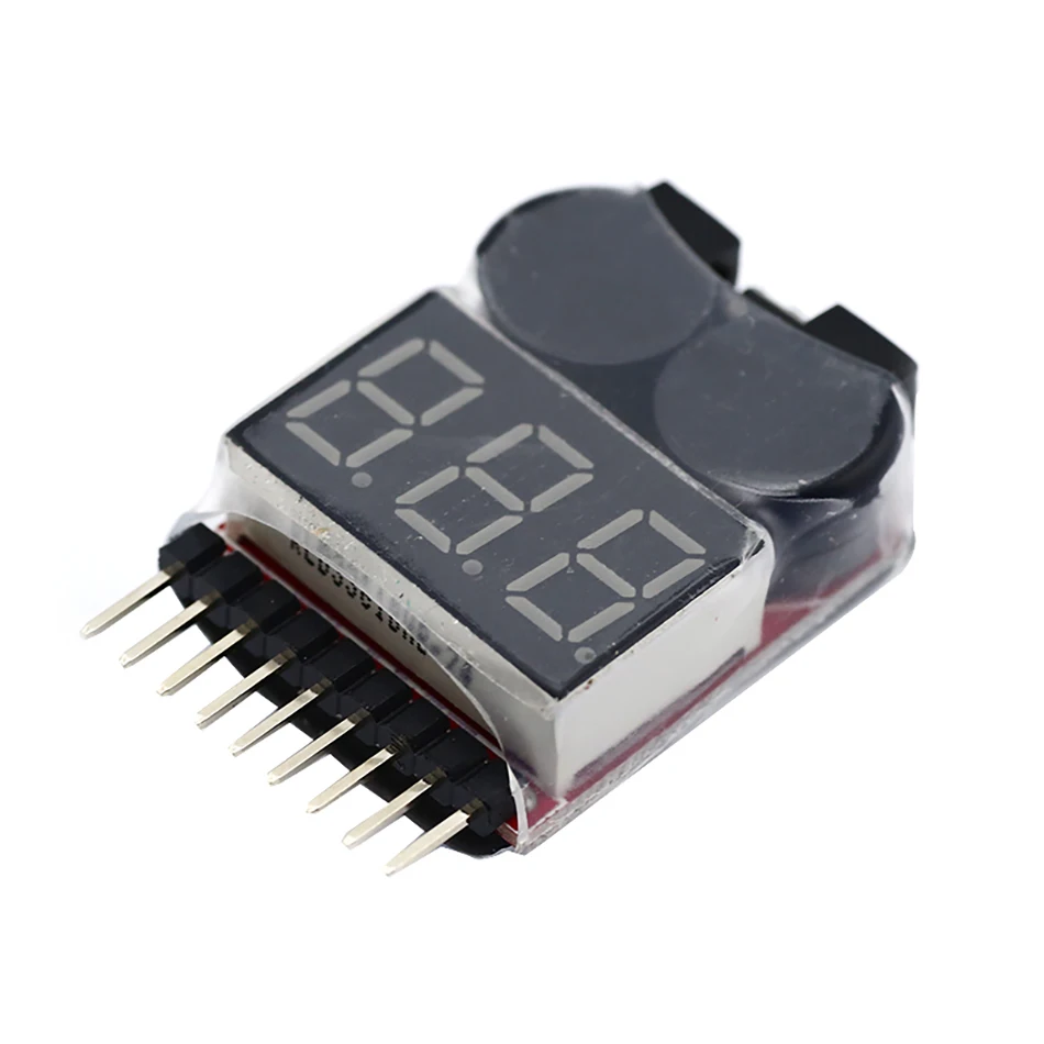 Светодиодный индикатор низкого напряжения Lipo 1-8 с 2 шт. | Игрушки и хобби