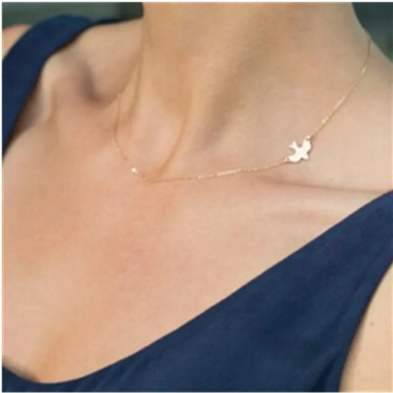 New Hot layer Peace Pigeon Necklace Layered Simple Birds Necklace Clavicle Chains Charm Womens Fashion Jewelry
New Hot layer Peace Pigeon Necklace Layered Simple Birds Necklace Clavicle Chains Charm Womens Fashion Jewelry