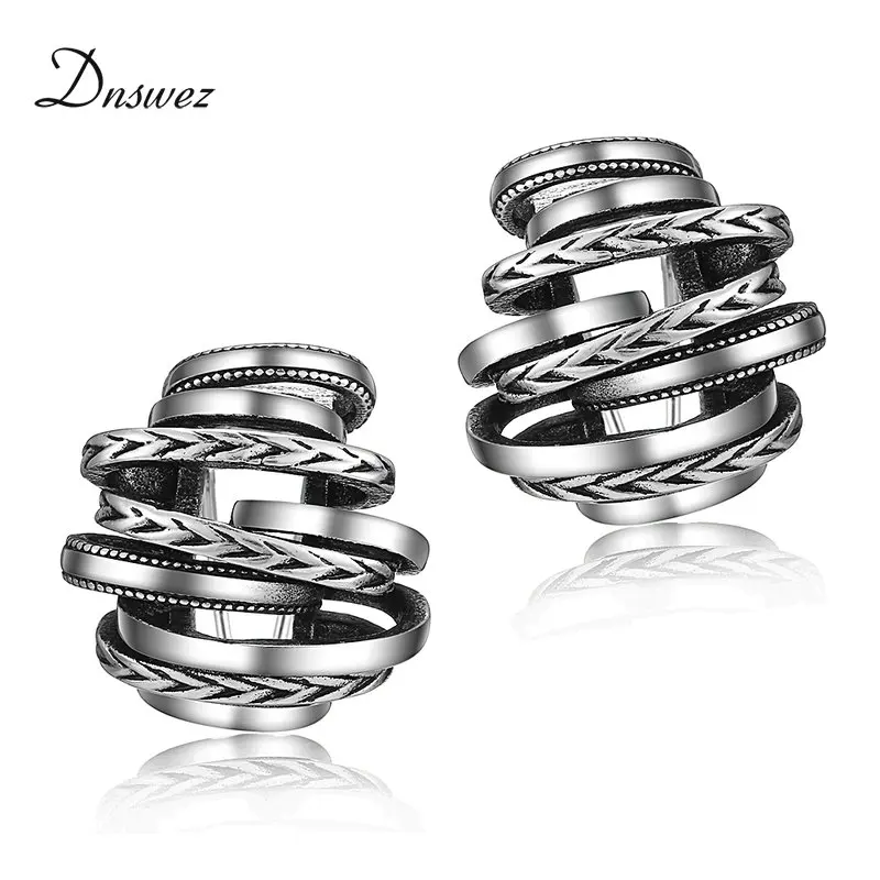 Dnswez New Thai Silver Color Knot French Clip Stud Earrings for Women Geometric Earrings Fashion Party Jewelry gift CE455
Dnswez New Thai Silver Color Knot French Clip Stud Earrings for Women Geometric Earrings Fashion Party Jewelry gift CE455