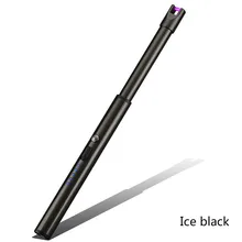 Usb eletrônico de carregamento arco mais leve plasma elétrico pulso isqueiros velas e fogos de artifício para churrasco cozinha mais leve tubo fumaça(China)