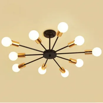 Creative indoor ceiling lamp Fashion bedroom living room bar shop LED light fixture ventilador de teto 2 color E27 plafonnier le
Creative indoor ceiling lamp Fashion bedroom living room bar shop LED light fixture ventilador de teto 2 color E27 plafonnier le