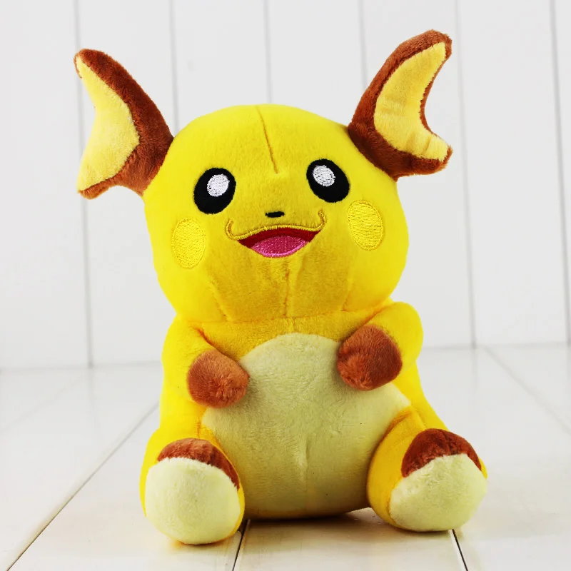 20cm Anime Raichu Plush Toy Cute Raichu Soft Stuffed Doll With Sucker for Children
20cm Anime Raichu Plush Toy Cute Raichu Soft Stuffed Doll With Sucker for Children