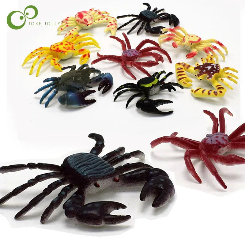 8pcs/set Simulation Animals Seafood Model Plastic Crab Toy Sea Life Action Figures Collection Boys Gift The Underwater World WYQ
8pcs/set Simulation Animals Seafood Model Plastic Crab Toy Sea Life Action Figures Collection Boys Gift The Underwater World WYQ