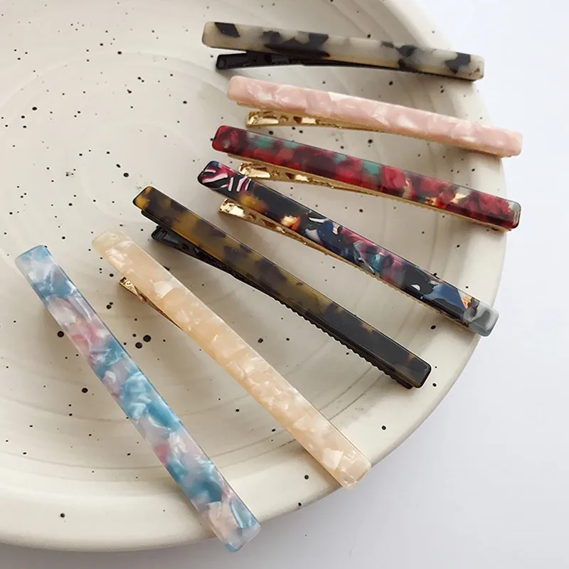 F191Cute Long Hair Clip Gold Color Acrylic Barrettes Hairpin for Women Girls Square Hair Pins Decorative Summer Hair Accessories
F191Cute Long Hair Clip Gold Color Acrylic Barrettes Hairpin for Women Girls Square Hair Pins Decorative Summer Hair Accessories
