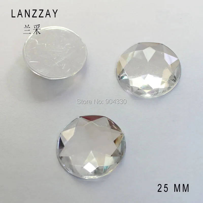 Free Ship LANZZAY 50pcs Clear 25MM Round Flat Back Rhinestone Triangular Faceted Acrylic Diamond Jewelry Garment DIY Decoration
Free Ship LANZZAY 50pcs Clear 25MM Round Flat Back Rhinestone Triangular Faceted Acrylic Diamond Jewelry Garment DIY Decoration