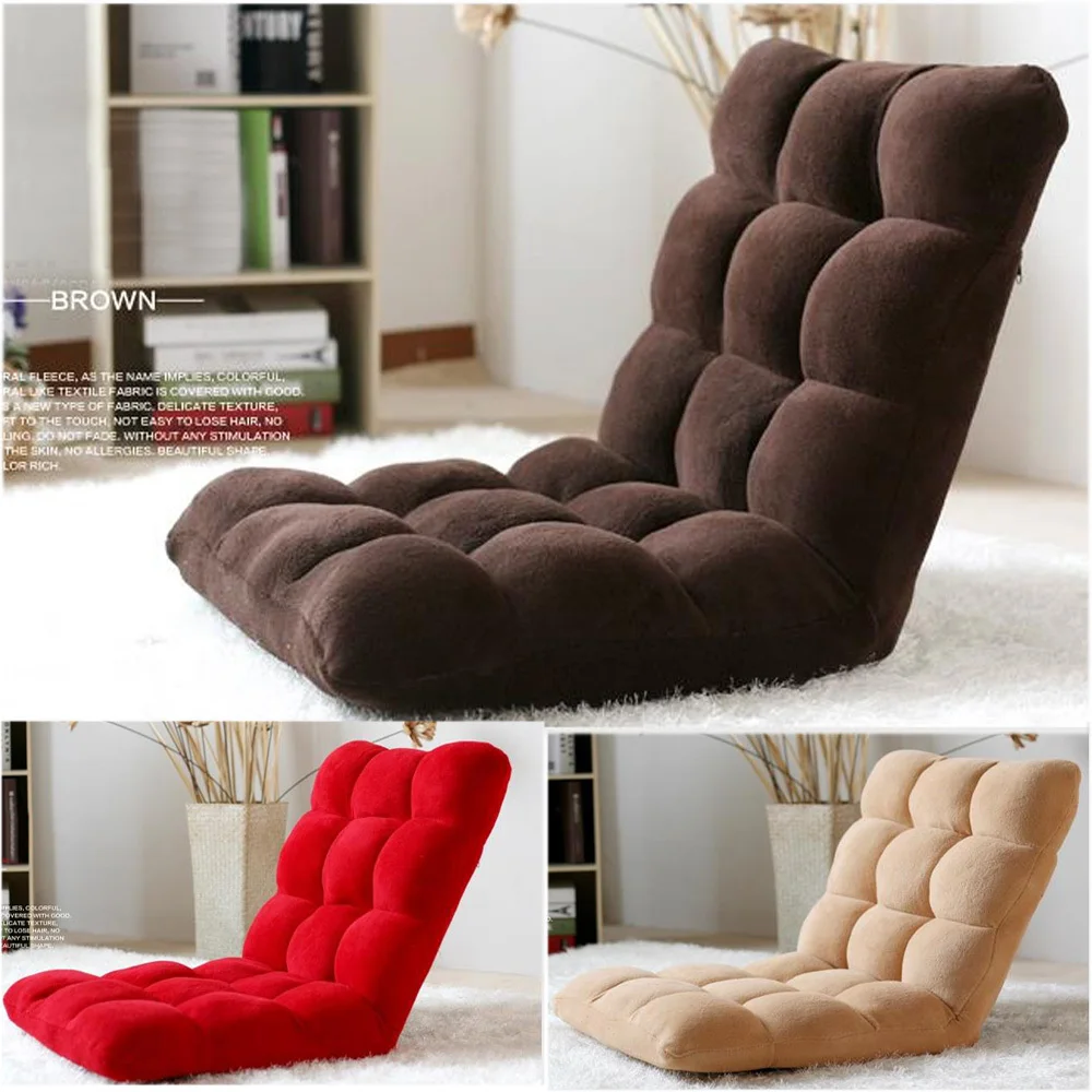 Image High quality fabric sofa Multifunctional sofa folding chair leisure recliner Siesta sofa soft warm Creative beanbag Furniture