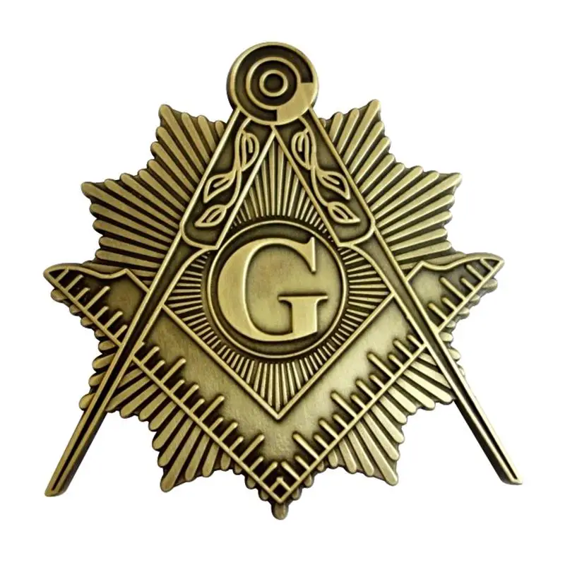 3" Masonic Car Emblem Antique Gold Mason Symbol Compass And Square Auto Truck Motorcycle Decal Sticker Badge With Red Adhesive
3" Masonic Car Emblem Antique Gold Mason Symbol Compass And Square Auto Truck Motorcycle Decal Sticker Badge With Red Adhesive