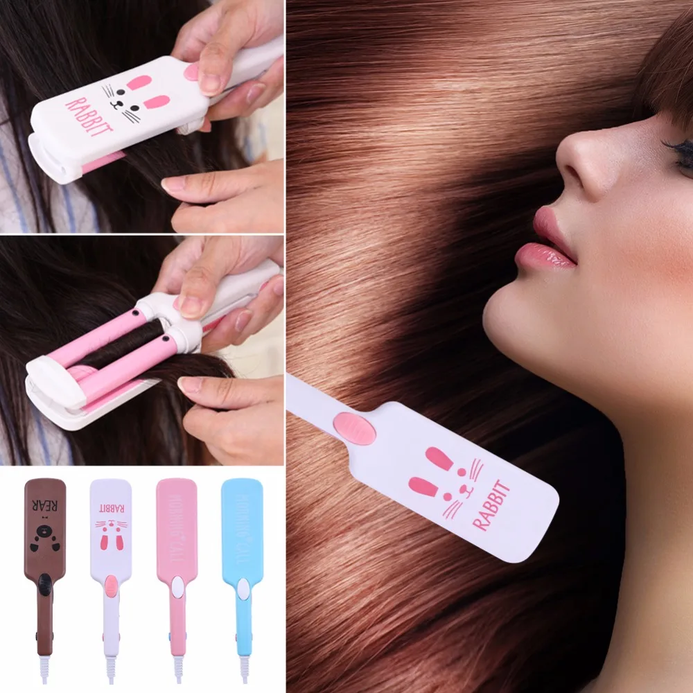 2 in1 Mini three pipes hair curler electric hair straightening iron curling comb portable small curlers cute hair styling tools
2 in1 Mini three pipes hair curler electric hair straightening iron curling comb portable small curlers cute hair styling tools