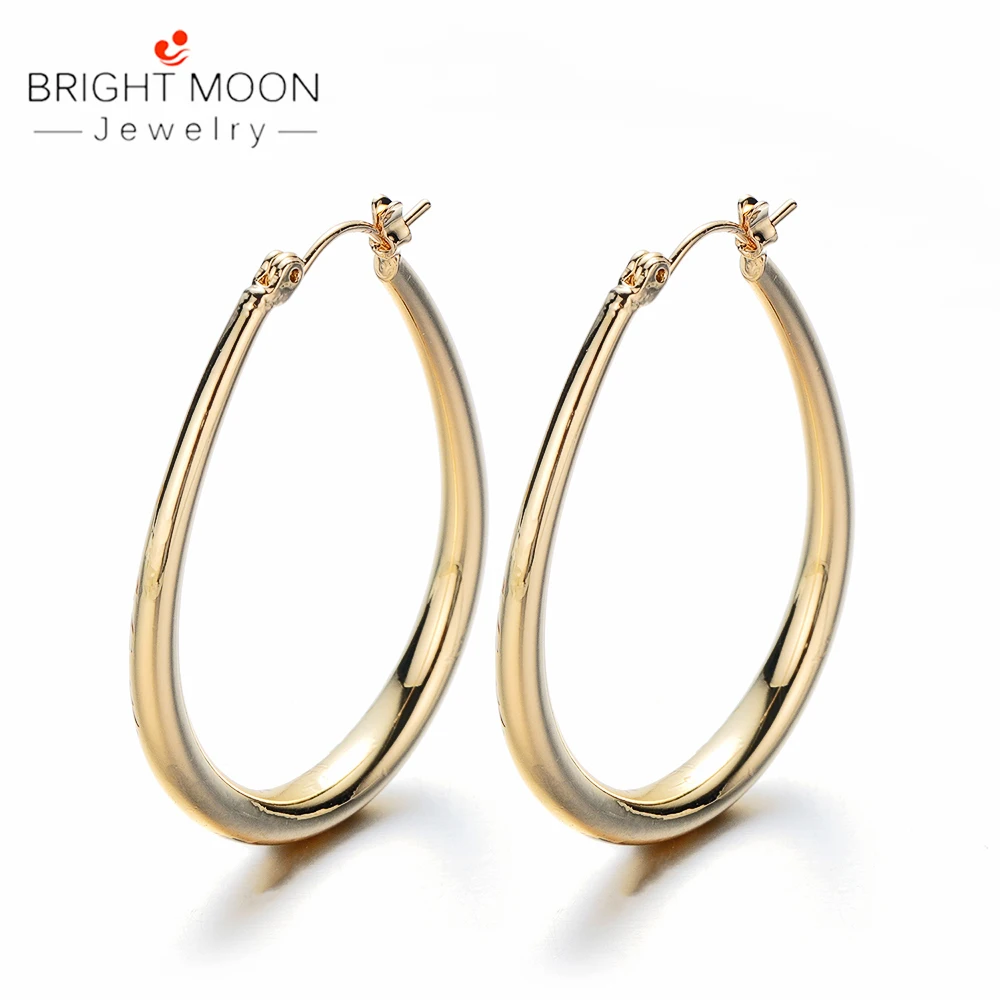 BRIGHT MOON Simple Simplicity Round Circle Metal Gold Hoops Earrings Copper Hoop Earring Unique Vintage Jewellery Female
BRIGHT MOON Simple Simplicity Round Circle Metal Gold Hoops Earrings Copper Hoop Earring Unique Vintage Jewellery Female