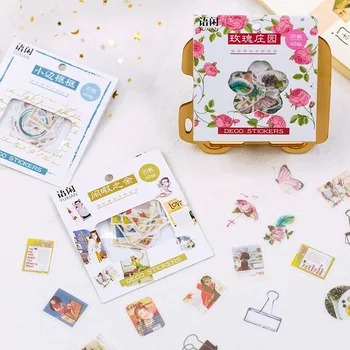 50pcs/pack Rose Garden Vintage Diy Adhesive Stickers Decorative Diary Album Stick Label Paper Decor Stationery Sticker
50pcs/pack Rose Garden Vintage Diy Adhesive Stickers Decorative Diary Album Stick Label Paper Decor Stationery Sticker
