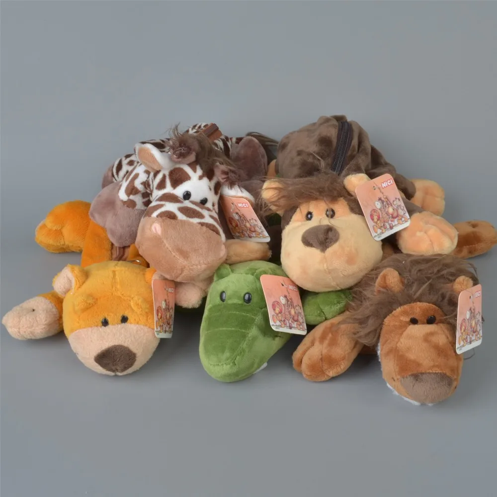 Forest giraffe Crocodile bear Lion monkey Animals Stuffed Toy Cute Plush toys Bag Pen Case School Kids Pencil Box Fashion Bag
Forest giraffe Crocodile bear Lion monkey Animals Stuffed Toy Cute Plush toys Bag Pen Case School Kids Pencil Box Fashion Bag