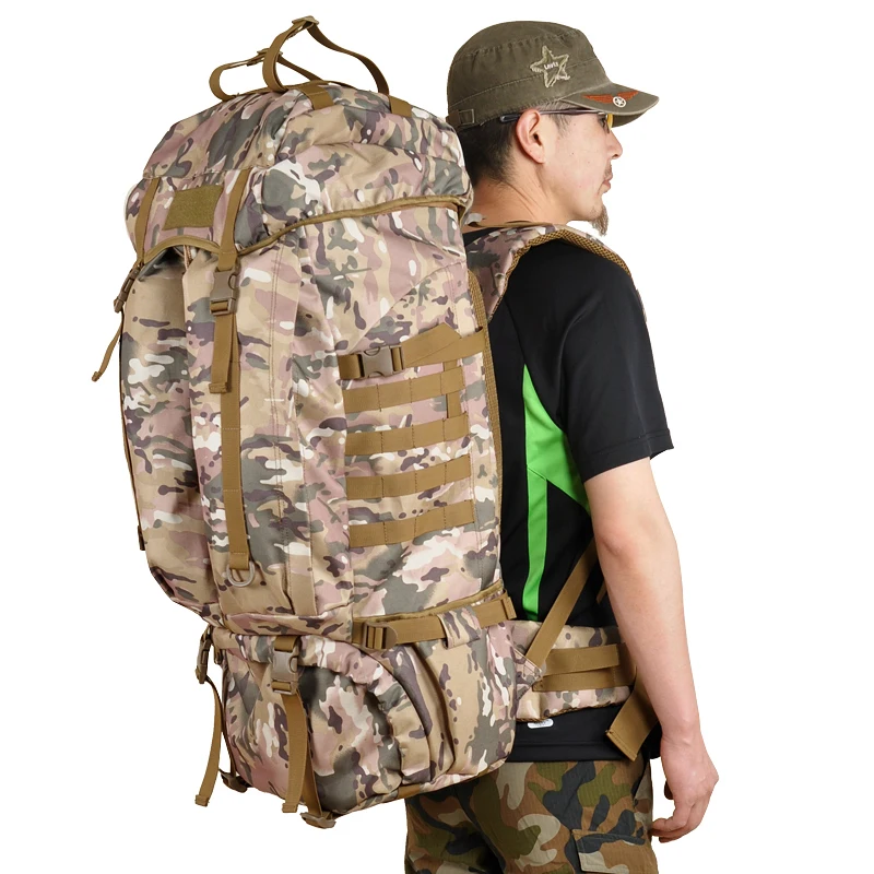 New Waterproof Men Camping Hiking travel backpack 80L Large capacity backpack Waterproof nylon black backpack
New Waterproof Men Camping Hiking travel backpack 80L Large capacity backpack Waterproof nylon black backpack