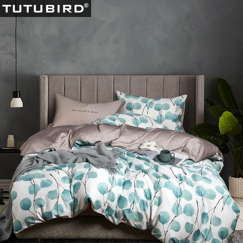 Green leaf print bedclothes Luxury Egyptian cotton bedding set high quality sheets Satin duvet cover bedspread
Green leaf print bedclothes Luxury Egyptian cotton bedding set high quality sheets Satin duvet cover bedspread