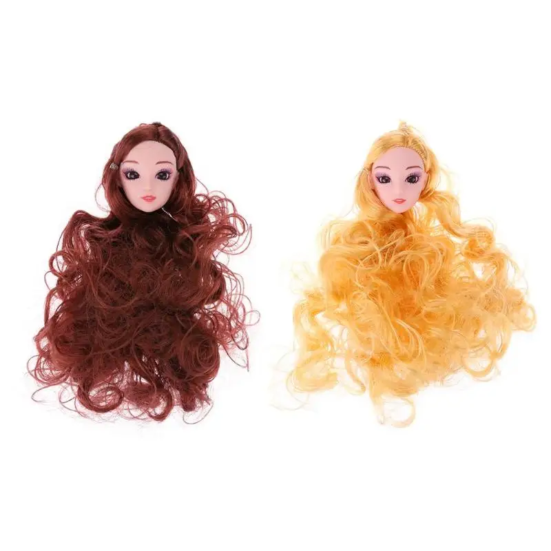 2018 18cm Fashion Plastic Doll Head Wig Wavy Hair DIY Dolls Accessories Cake Doll Baking Die Beautiful Long Hair for Kids Girls
2018 18cm Fashion Plastic Doll Head Wig Wavy Hair DIY Dolls Accessories Cake Doll Baking Die Beautiful Long Hair for Kids Girls