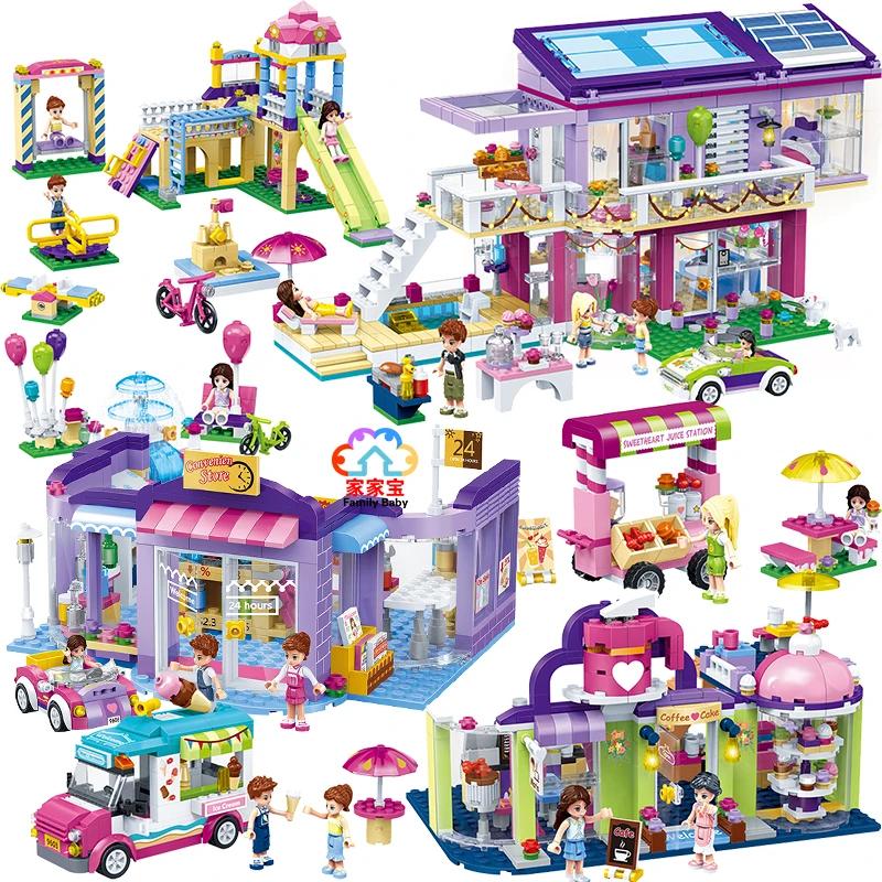 City Girls Icecream Car Park Party House Coffee Shop Fountain Square Block Set Building Brick Toy Friends
City Girls Icecream Car Park Party House Coffee Shop Fountain Square Block Set Building Brick Toy Friends