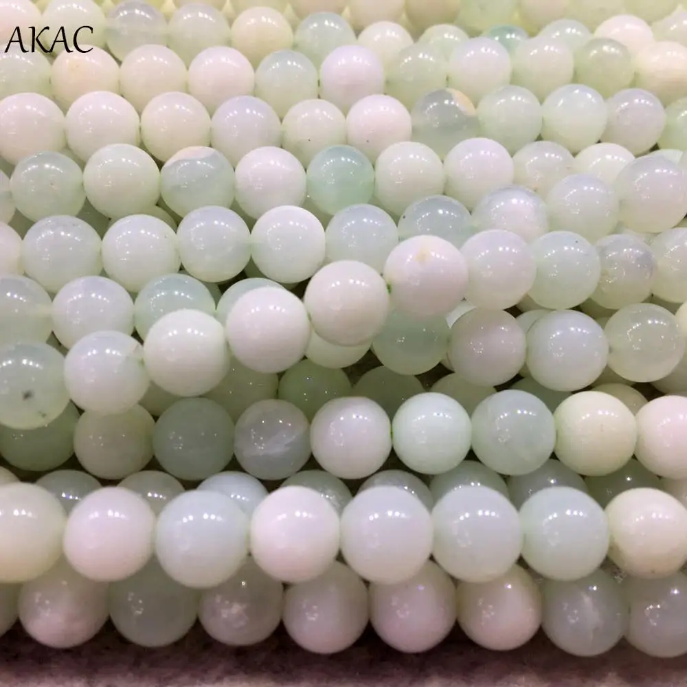 AKAC natural green opal loose beads 6/8/10mm for jewelry diy making bracelet anklet necklace wholesale
AKAC natural green opal loose beads 6/8/10mm for jewelry diy making bracelet anklet necklace wholesale
