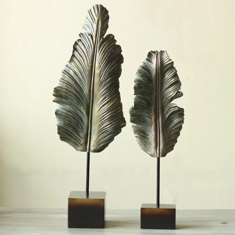 Home Furnishing crafts model room villa Club commercial space decoration decoration Home Furnishing fan-shaped leaves 2 piece
Home Furnishing crafts model room villa Club commercial space decoration decoration Home Furnishing fan-shaped leaves 2 piece
