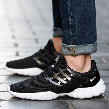 Mens Running Shoes 2017 Breathable Mesh Lace Up Trainer Walking Shoes Outdoor Athletic Sport Sneakers for Men Size 36-44
Mens Running Shoes 2017 Breathable Mesh Lace Up Trainer Walking Shoes Outdoor Athletic Sport Sneakers for Men Size 36-44