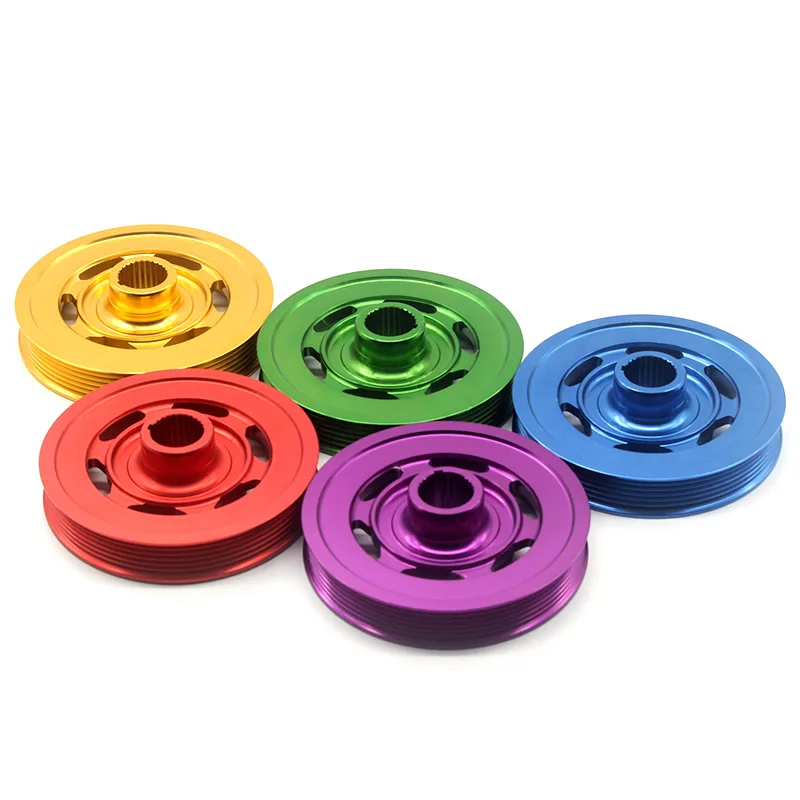 Light Weight Aluminum Crank Shaft Belt Drive Pulley for Honda BL15 Engine FIT gk5 2014-2019
Light Weight Aluminum Crank Shaft Belt Drive Pulley for Honda BL15 Engine FIT gk5 2014-2019