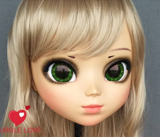 (DM167) Lovely Sweet Girl Resin Half Head Kigurumi Mask With BJD Eyes Cosplay Japanese Anime Role Lolita Mask Crossdress Doll
(DM167) Lovely Sweet Girl Resin Half Head Kigurumi Mask With BJD Eyes Cosplay Japanese Anime Role Lolita Mask Crossdress Doll