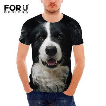 FORUDESIGNS Fashion 3D Dog Pattern Black T Shirt for Men Summer Hip Hop Men's O-neck Tops Brand Clothing Teenager Boys Tee Shirt
FORUDESIGNS Fashion 3D Dog Pattern Black T Shirt for Men Summer Hip Hop Men's O-neck Tops Brand Clothing Teenager Boys Tee Shirt