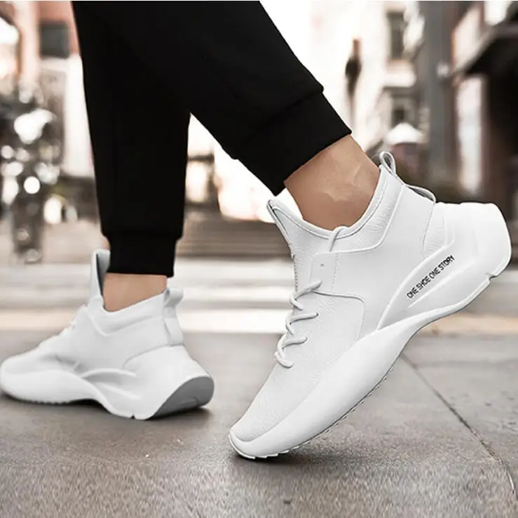 2018 Leather mesh stitching fly woven running shoes solid color sneakers zapatillas hombre mujer sneakers Comfortable jogging
2018 Leather mesh stitching fly woven running shoes solid color sneakers zapatillas hombre mujer sneakers Comfortable jogging