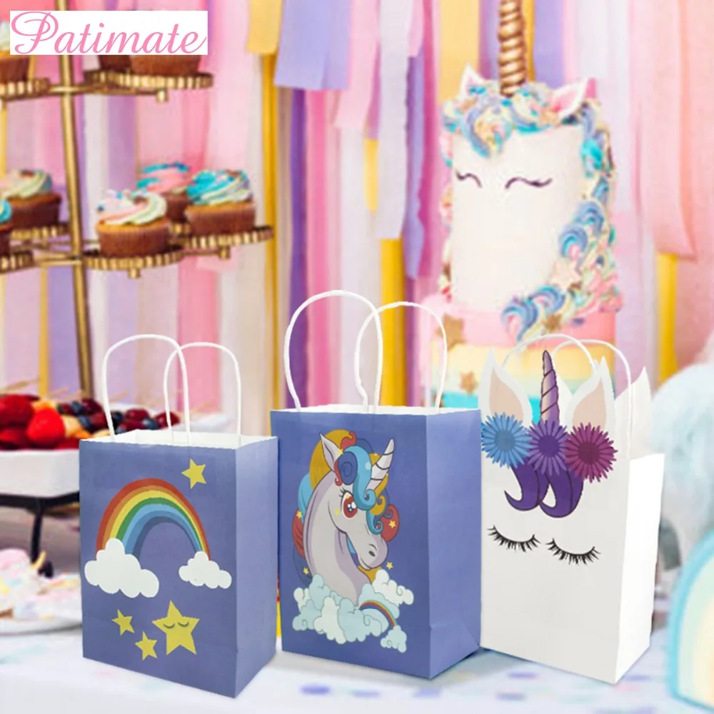 PATIMATE Unicornio Box Babyshower Party Paper Cartoon Unicorn Bag Unicorn Party Decor Favors Supplies Unicorn Birthday Party
PATIMATE Unicornio Box Babyshower Party Paper Cartoon Unicorn Bag Unicorn Party Decor Favors Supplies Unicorn Birthday Party