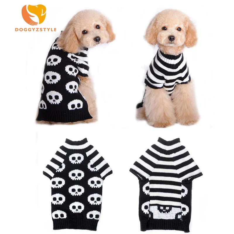 Skull Warm Pet Dog Sweater Knitwear Clothes For Small Dogs Yorkie Teddy Fashion Apparel Puppy Cat Winterd Vest DOGGYZSTYLE
Skull Warm Pet Dog Sweater Knitwear Clothes For Small Dogs Yorkie Teddy Fashion Apparel Puppy Cat Winterd Vest DOGGYZSTYLE