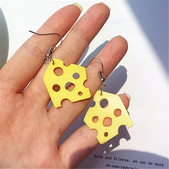Girls fashion earrings Acrylic eardrop Whimsy irregular earrings female cheese earrings White lotus root Asymmetric earrings
Girls fashion earrings Acrylic eardrop Whimsy irregular earrings female cheese earrings White lotus root Asymmetric earrings