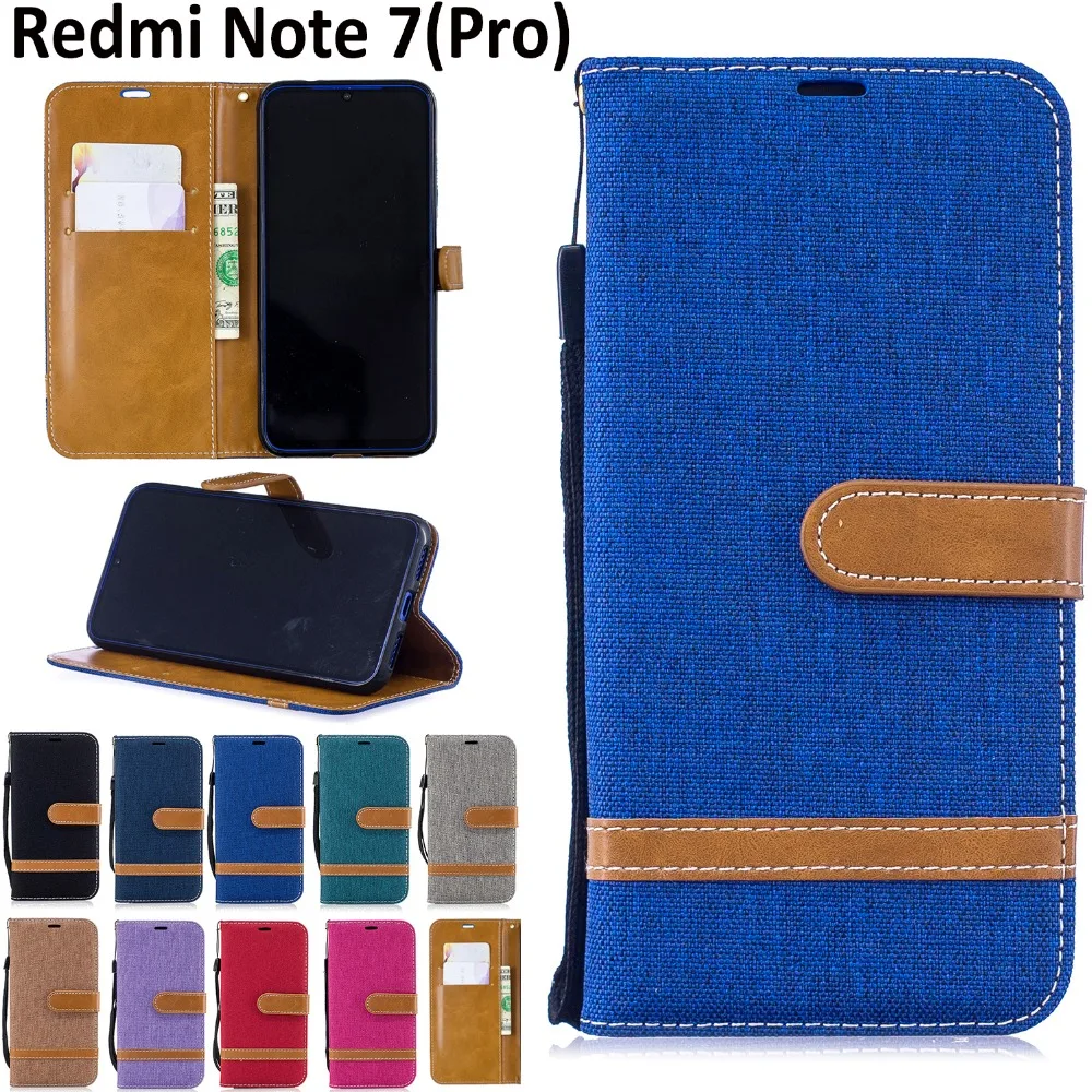 Funda sFor Global Version Xiaomi Redmi Note 7 Pro Matte Denim Leather Flip Cover Double Splicing Case Shell For Redmi Note7 Capa
Funda sFor Global Version Xiaomi Redmi Note 7 Pro Matte Denim Leather Flip Cover Double Splicing Case Shell For Redmi Note7 Capa