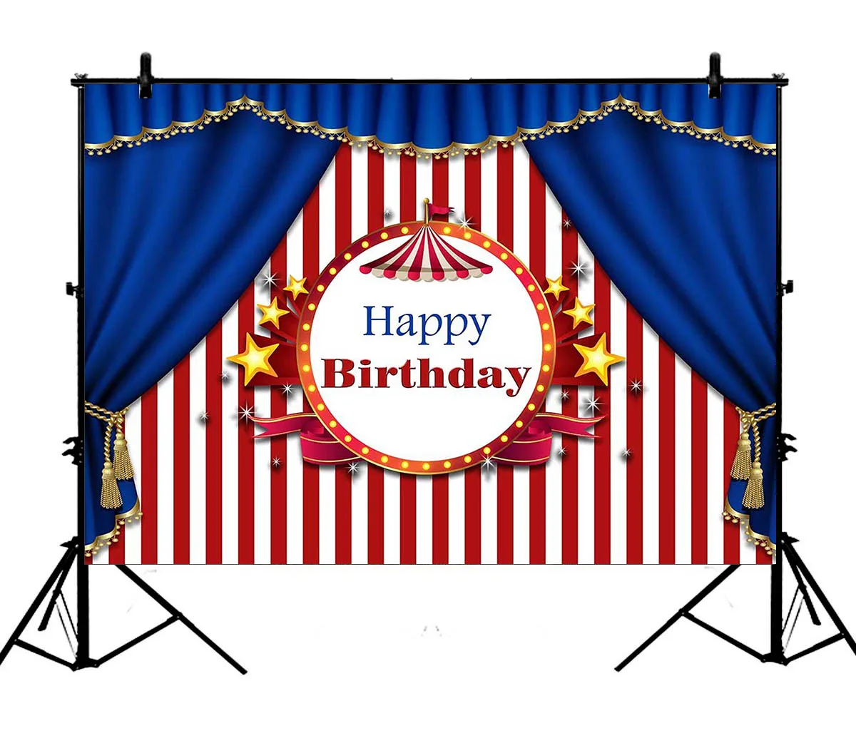 5x7ft Birthday Round Circus Stars Riband Blue Curtain Polyester Photo Background Portrait Backdrop
5x7ft Birthday Round Circus Stars Riband Blue Curtain Polyester Photo Background Portrait Backdrop