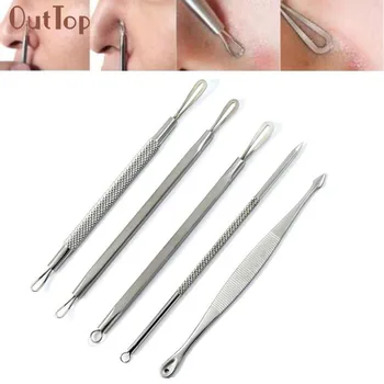 5Pcs Blackhead Facial Acne Spot Pimple Remover Extractor Stainless Tool Comedone Beautiful Women M23#25
5Pcs Blackhead Facial Acne Spot Pimple Remover Extractor Stainless Tool Comedone Beautiful Women M23#25