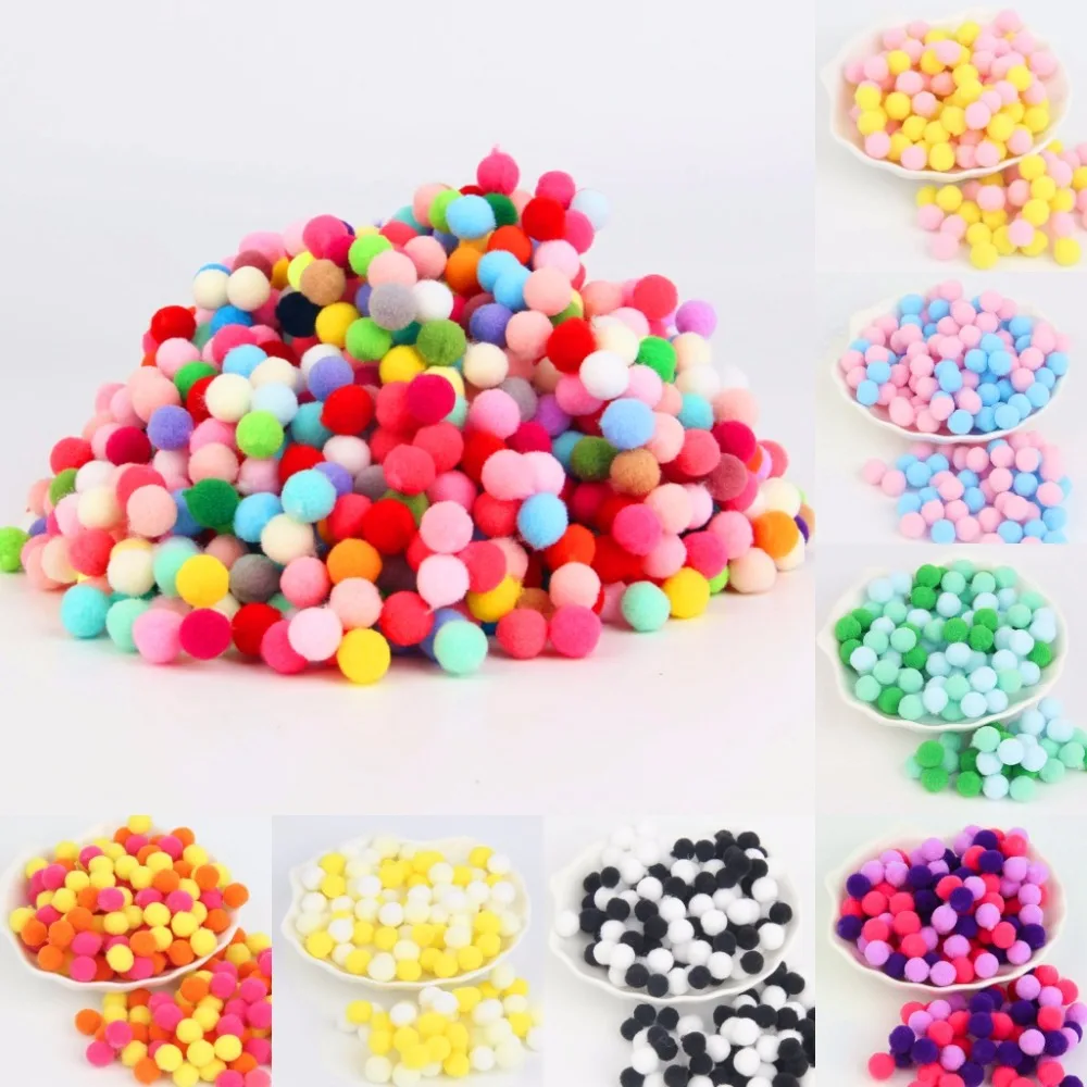Mini Pompom 10mm Mix Colors Pompones Balls for DIY Party Home Garden Wedding Decoration Sewing Kids Toys Accessories 20g(288ps)
Mini Pompom 10mm Mix Colors Pompones Balls for DIY Party Home Garden Wedding Decoration Sewing Kids Toys Accessories 20g(288ps)