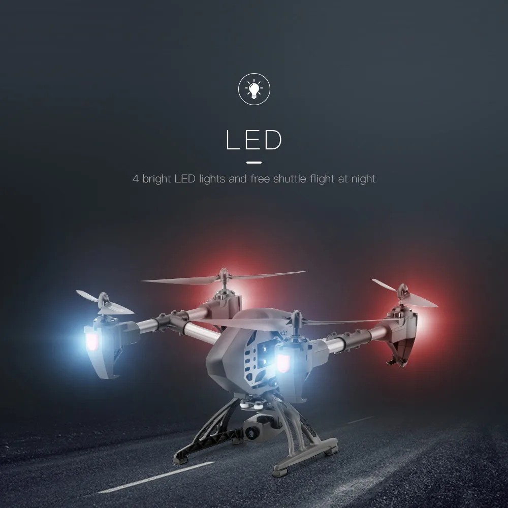 2018 Top RC Quadcopter Helicopte JD-11 Aititude Hold 2.4G WiFi Camera Quadcopter 6-Axis Gyro 2MP HD FPV Black 150m Quadcopter
2018 Top RC Quadcopter Helicopte JD-11 Aititude Hold 2.4G WiFi Camera Quadcopter 6-Axis Gyro 2MP HD FPV Black 150m Quadcopter