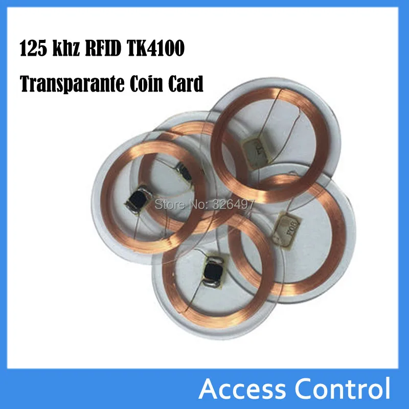 125 khz RFID EM4100 TK4100 Transparante Coin Card (25mm) Id-kaart cards for Access Control Tags
125 khz RFID EM4100 TK4100 Transparante Coin Card (25mm) Id-kaart cards for Access Control Tags
