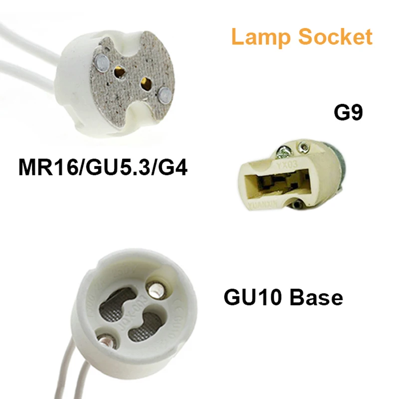 Fitting Base Socket Holder 10-20cm LED Wire Connector Halogen MR16 GU10 G9 GU5.3 G4 NEW Bulb MR11 Ceramic Lamp
Fitting Base Socket Holder 10-20cm LED Wire Connector Halogen MR16 GU10 G9 GU5.3 G4 NEW Bulb MR11 Ceramic Lamp