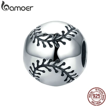 BAMOER Sport Collection Real 925 Sterling Silver Sport Baseball Round Ball Beads Fit Charm Bracelet DIY Jewelry S925 SCC449
BAMOER Sport Collection Real 925 Sterling Silver Sport Baseball Round Ball Beads Fit Charm Bracelet DIY Jewelry S925 SCC449