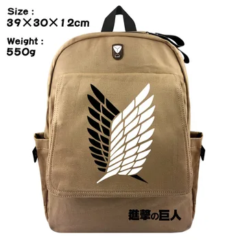 Large Capacity Anime Attack on Titan Khaki Color Backpack Casual Rucksack Student Schoolbag for Men Women
Large Capacity Anime Attack on Titan Khaki Color Backpack Casual Rucksack Student Schoolbag for Men Women