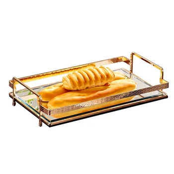 Simple Creative Rectangular Household Pallet Living Room Tea Table Glass Tea Plate European Metal Side Fruit Plate Receiving Pla
Simple Creative Rectangular Household Pallet Living Room Tea Table Glass Tea Plate European Metal Side Fruit Plate Receiving Pla