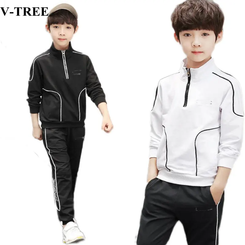Spring Autumn Boys Clothing Set 2019 Kids Tracksuit Long Sleeve Sweatshirts+pants Clothes Sets For Teenager Sports Suits 4-12T
Spring Autumn Boys Clothing Set 2019 Kids Tracksuit Long Sleeve Sweatshirts+pants Clothes Sets For Teenager Sports Suits 4-12T