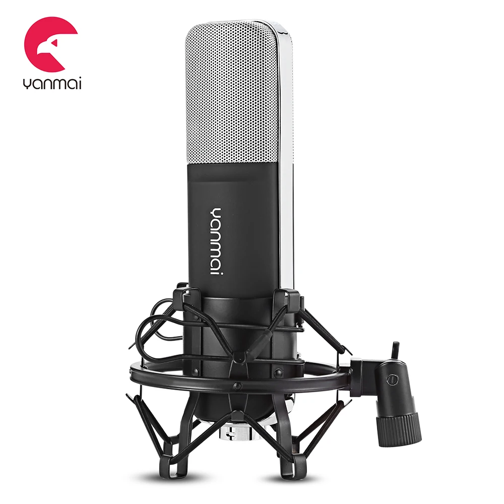 Yanmai Q8 Professional Condenser Microphone Cardioid with Shock Mount for Recording
Yanmai Q8 Professional Condenser Microphone Cardioid with Shock Mount for Recording